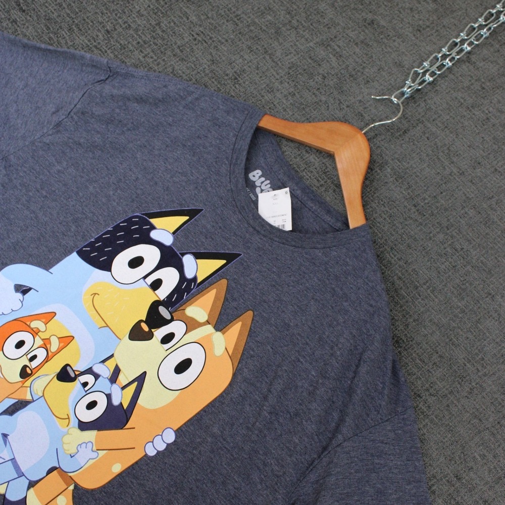 Bluey Heeler Family Men's Graphic T-Shirt